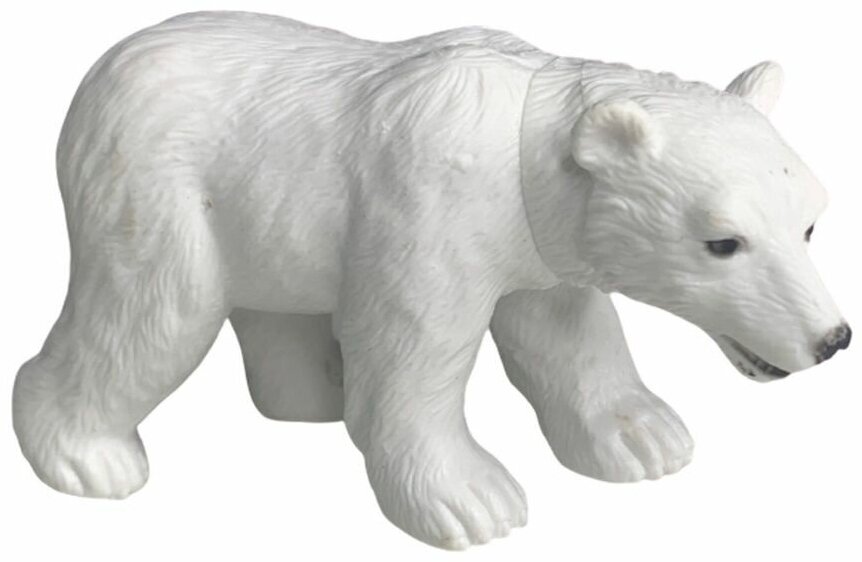 Фигурка животного "Белый медведь", 11,5 см