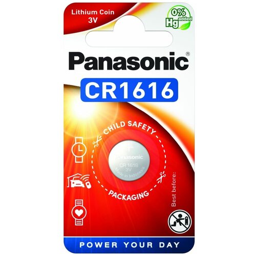 Литиевая батарейка PANASONIC батарейка panasonic lithium power cr 2016el 1b