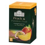 Чай черный Ahmad Tea Peach & Passion fruit в пакетиках - изображение