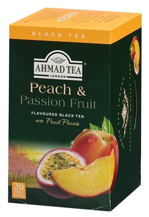 Чай черный Ahmad tea Peach & Passion fruit в пакетиках