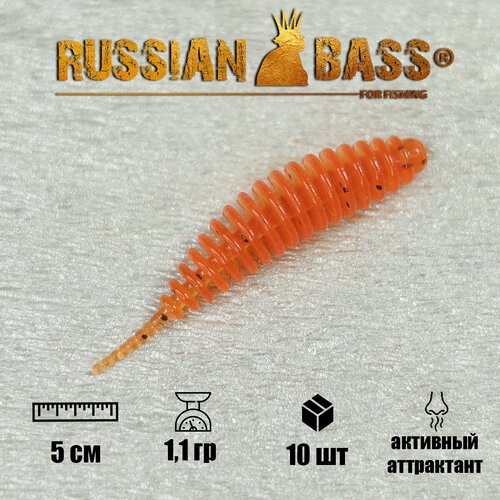 Силиконовые приманки Russian Bass - Шумный 2 50мм 10штуп цвет 015 активный аттрактант Танта 175₽