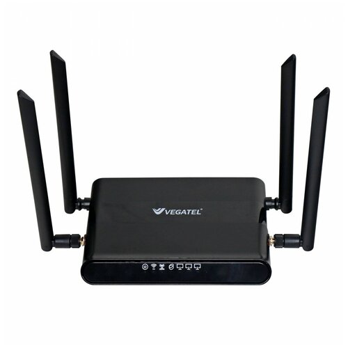 Роутер 4G VEGATEL VR4 Wi-Fi-2,4 маршрутизатор wi fi 4g 300mbps домашняя sim карта 4 антенна 300m ethernet wan lan ec200teuha модем 32 пользователь b8 b20 b28