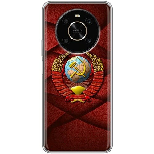 Дизайнерский силиконовый чехол для Хуавей Хонор Х9 / Huawei Honor X9 Герб СССР силиконовый чехол на honor x9 хонор x9 львиный стыд