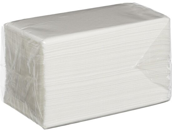 Салфетки бумажные Luscan Professional N4 1-слойные 200 листов 16 пачек в упаковке