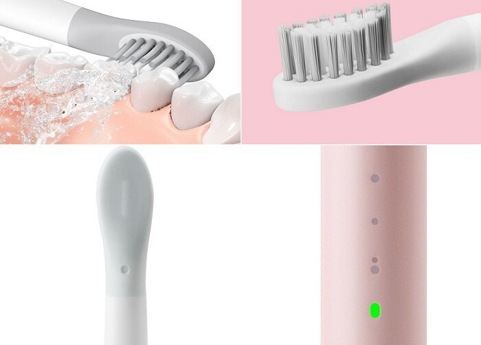 Зубная щетка Xiaomi So White Sonic Electric Toothbrush Pink - фото №15