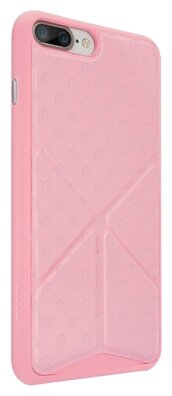 Ozaki Чехол-подставка Ozaki O!coat 0.4+Totem Versatile Pink для iPhone 7/8 Plus розовый OC745PK