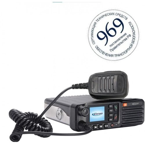Профессиональная возимая DMR радиостанция Kirisun TM840 VHF диапазона возимая цифровая dmr рация kirisun dp598 vhf диапазона