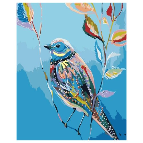 Весенняя птица Раскраска картина по номерам на холсте птица секретарь раскраска картина по номерам на холсте