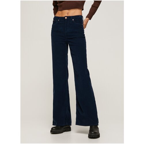 брюки для женщин, Pepe Jeans London, модель: PL2115850, цвет: темно-синий, размер: 28/30