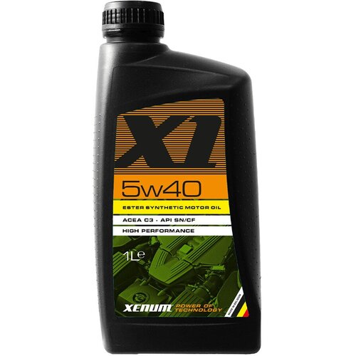 Моторное масло с эстерами XENUM X1 5W40 Синтетическое, 1 литр