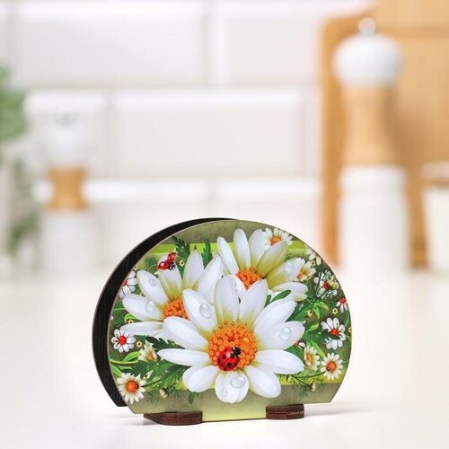 Салфетница Букашка в ромашке 13х10х5 см 2шт 561₽