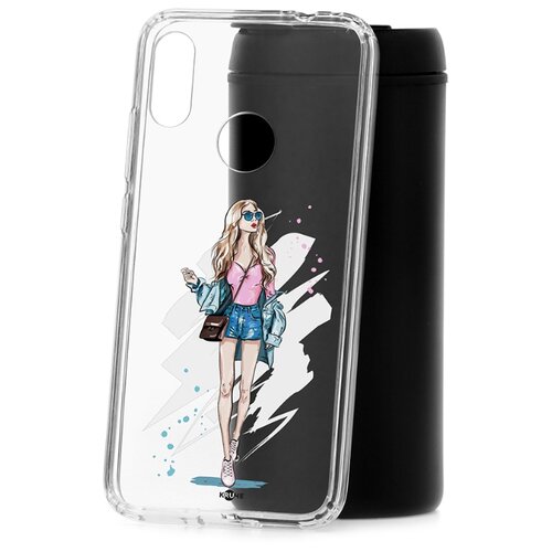фото Чехол на xiaomi redmi note 7 kruche print fashion girl кruче