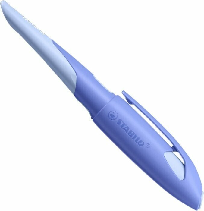 Ручка перьевая STABILO EASYbirdy Pastel Edition д/левшей М синяя, корпус светло-голубой