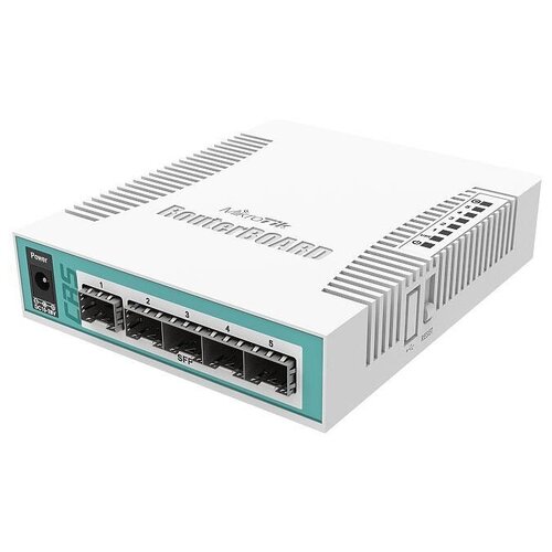 маршрутизатор mikrotik crs106 1c 5s Коммутатор MikroTik CRS106-1C-5S 1xКомбо(1000BASE-T/SFP) 5SFP управляемый