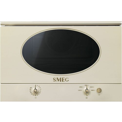 Встраиваемая микроволновая печь Smeg MP822NPO бежевый