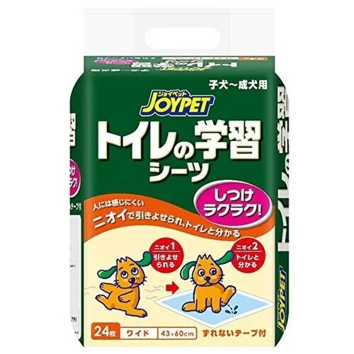 Пеленки для приучения собак к туалету Premium Pet Japan Joypet широкие 43 х 60 см 24 шт (1 шт)