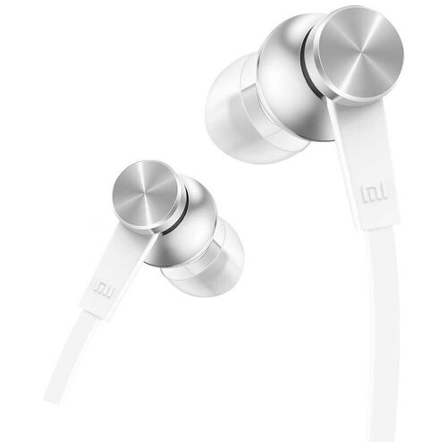 Наушники Xiaomi Mi In-Ear Headphones Basic, серебристые ZBW4355TY