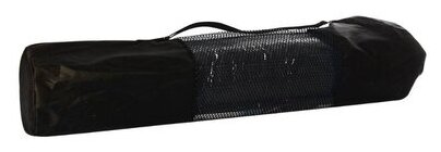 Чехол Sangh, для йога-коврика, размер 68 х 25 см, для коврика толщиной до 8 мм, цвет чёрный