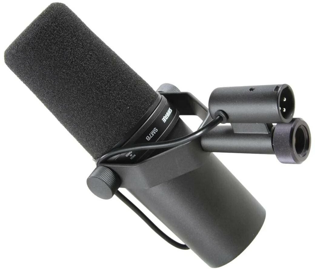 Микрофон проводной Shure SM7B, разъем: XLR 3 pin (M), черный — купить в интернет-магазине по низкой цене на Яндекс Маркете