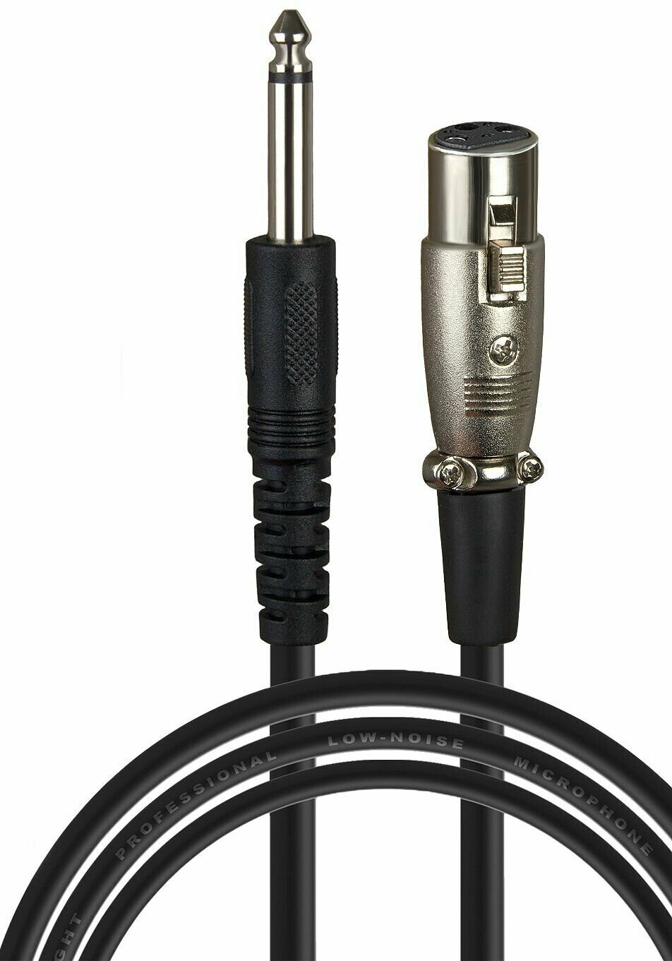 Кабель микрофонный XLR - Jack 6.3 мм 3 метра