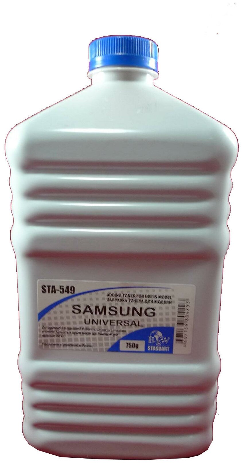 Тонер SAMSUNG Universal (фл. 750г) Black&White Standart фас. Россия