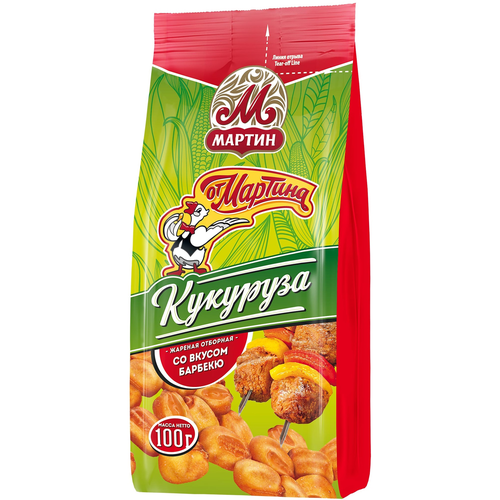 Кукуруза От Мартина с вкусом барбекю 100г 20шт