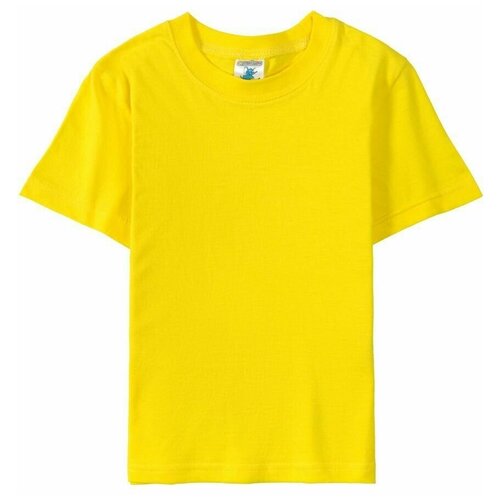 футболка ata размер 110 белый Футболка ATA, размер 110, желтый, белый
