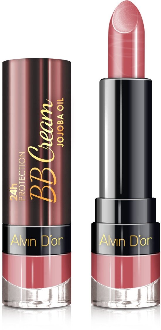 Alvin D'or, Губная помада 24h BB Cream (тон 03 Розовые лепестки)