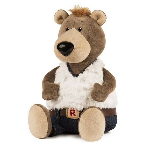 Мягкая игрушка ДуRашки Медведь в Джинсах 26 см, 3+, 1 шт