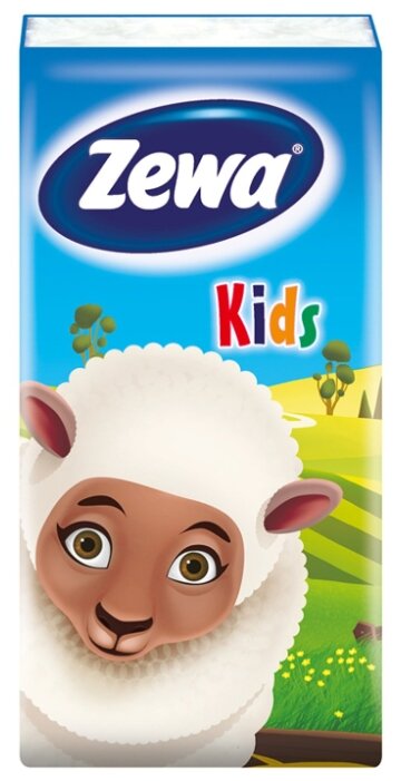 Платки носовые zewa kids, 3-сл, 10шт - Essity - фотография № 6