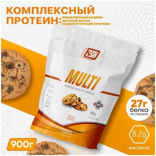 Сывороточный протеин 2SN Multi Protein 900г 25 порций Печенье mass effect сывороточный протеин 900г