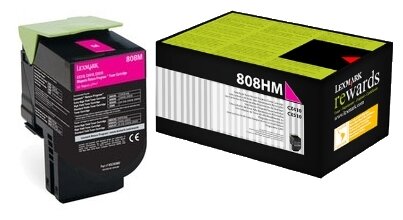 Картридж Lexmark 80C8HME Magenta