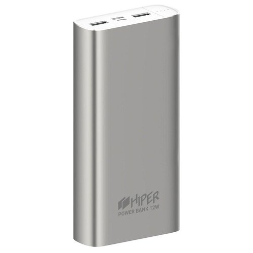 Внешний аккумулятор Hiper Power bank METAL 20K, 10000 mAh Silver