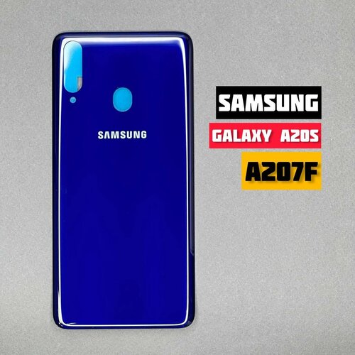 Задняя крышка для Samsung Galaxy A20S SM-A207F (Blue) шлейф для samsung sm a207f galaxy a20s основной межплатный