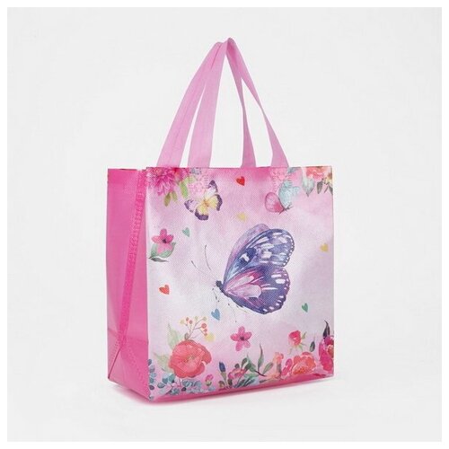 фото Сумка шоппер сима-ленд, розовый сима-лэнд