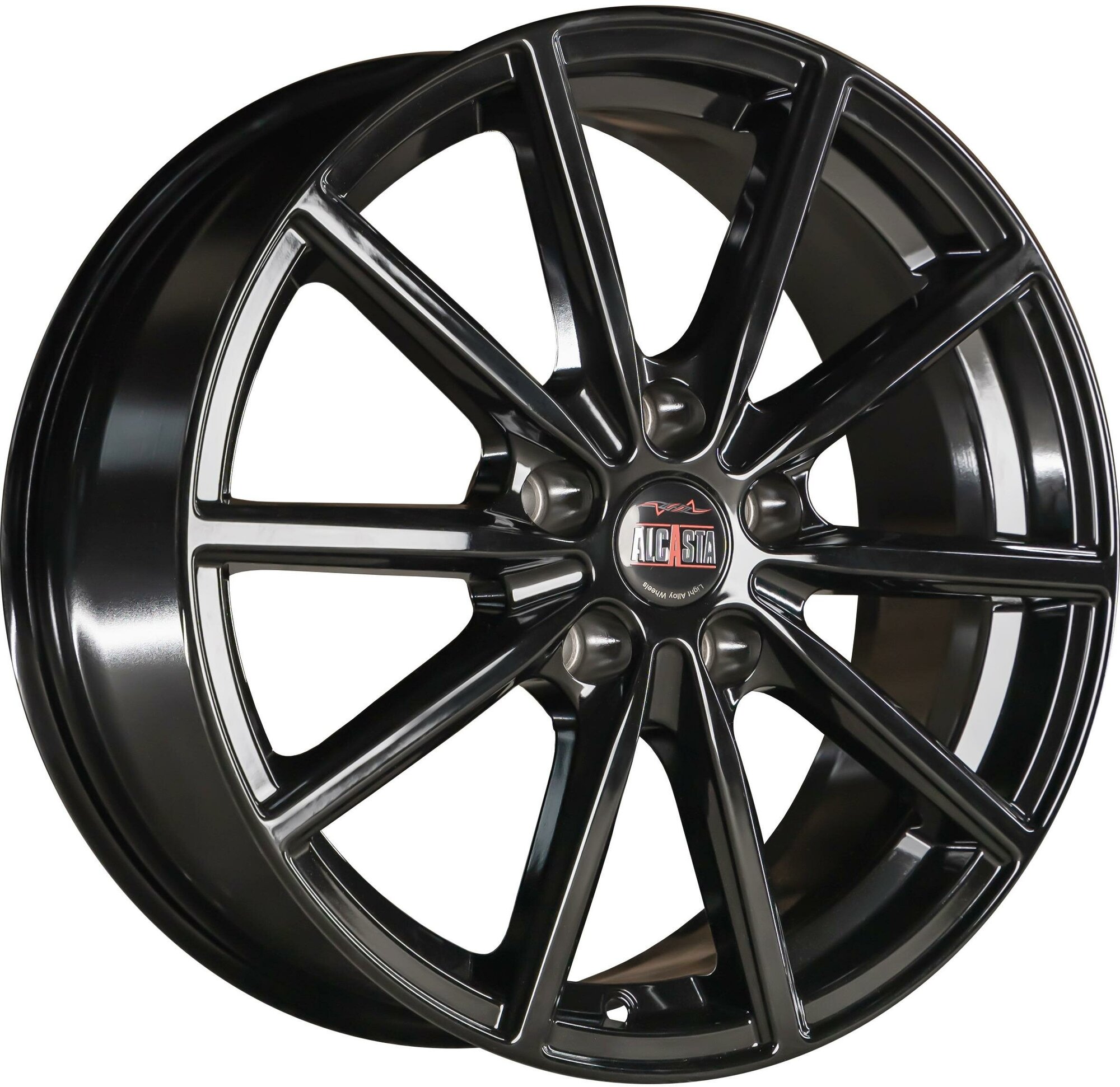 Alcasta M61 Black 7x17/5x114.3 ET45 D54.1