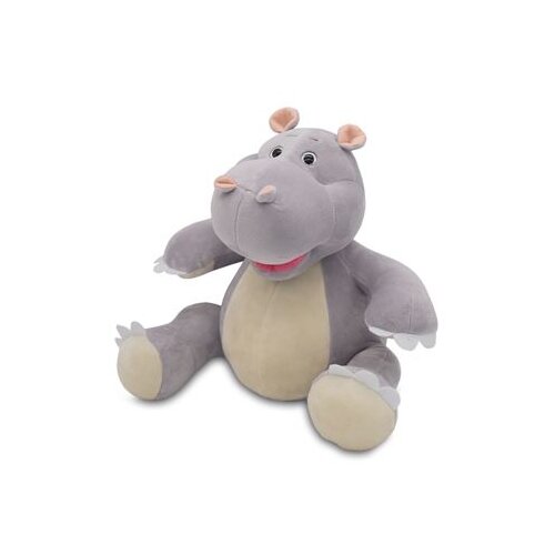 Мягкая игрушка UNAKY Soft toy Бегемот Кромби, 28 см мягкая игрушка бегемот кромби с букетиком камелий 22 см