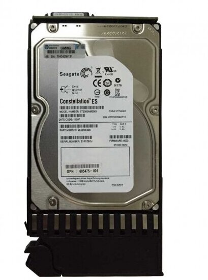 Жесткий диск HP AW555A 2Tb SAS 3,5" HDD