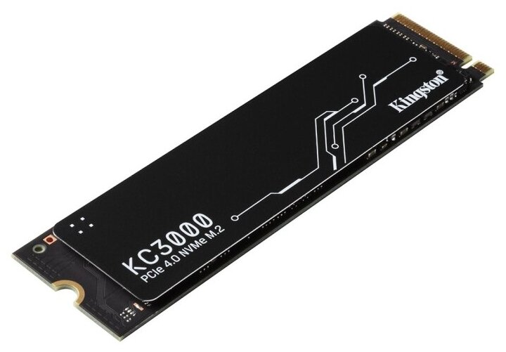 Накопитель M.2 2280 4096GB Kingston KC3000 Client SSD Skc3000s/4096g PCIe 4.0 NVMe, 7000/7000, Iops