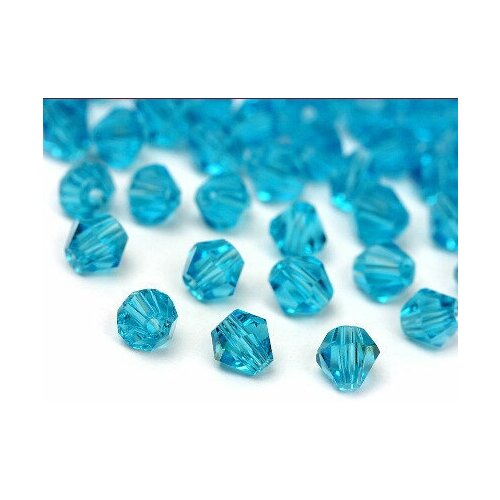 Бусины граненые биконус 10х10 мм, цвет: Голубой, уп/500 г. маленькие стеклянные бусины семена для изготовления ювелирных изделий браслетов ожерелий сделай сам стеклянные бусины разделители ро