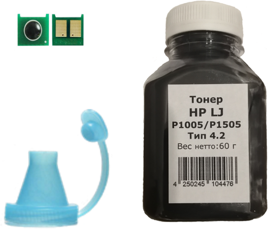 Комплект для заправки принтеров HP LJ P1005, P1006, P1505, M1522, M1120, P1102. Canon i-Sensys LBP3010, LBP3100, LBP3250, LBP6000, LBP6020, LBP6200d