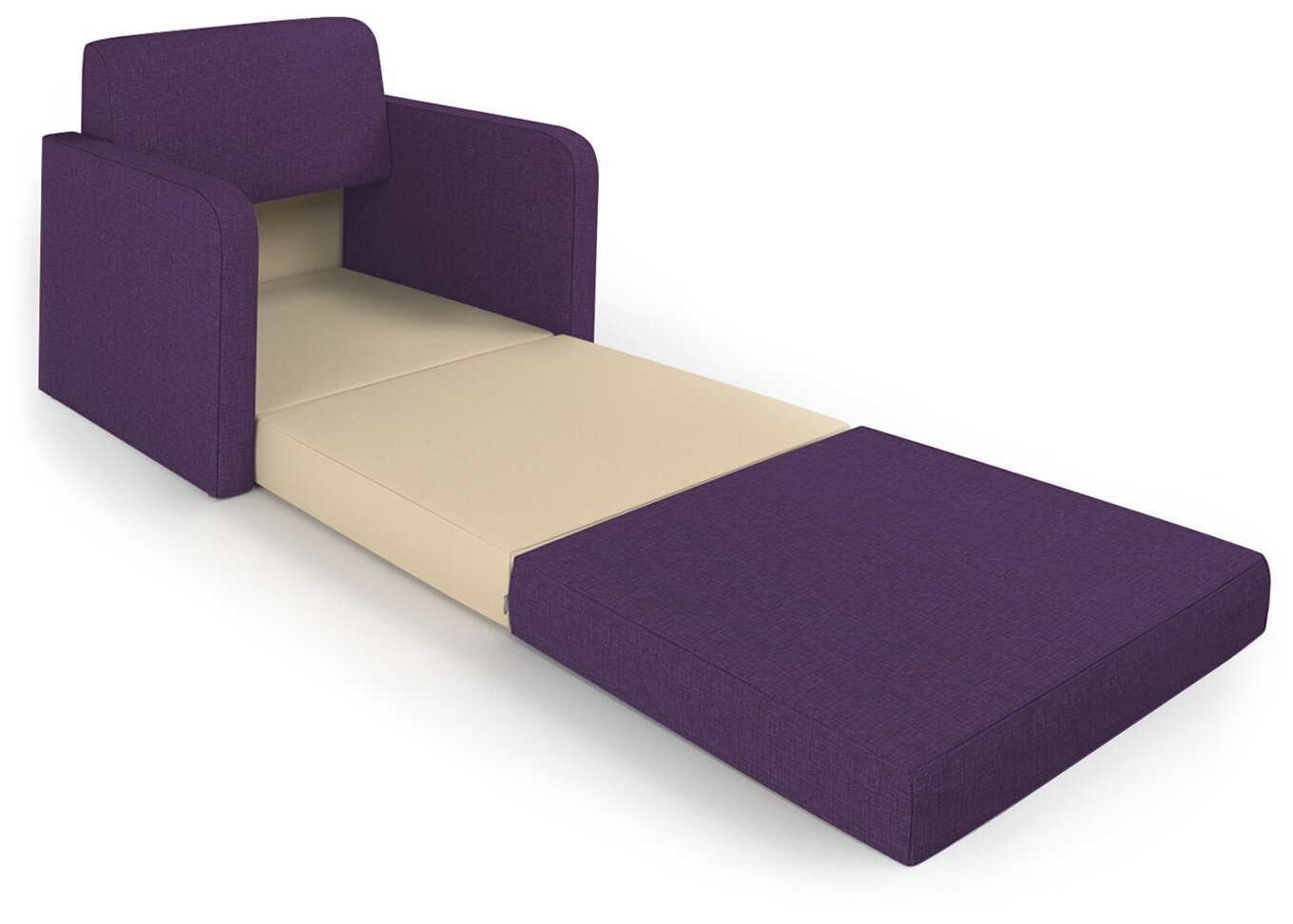 Кресло-кровать Шарм-Дизайн Бит Куба фиолетовый