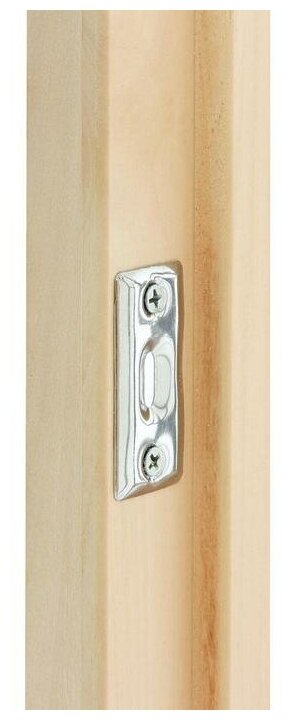 Дверь для бани и сауны из шпунтованной доски, липа Эконом 160х70 см - фотография № 6