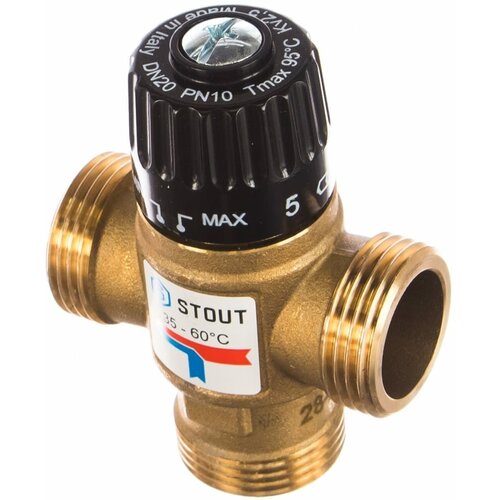 Термостатический смесительный клапан STOUT 1 SVM-0120-256025