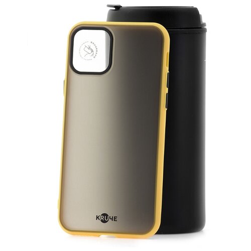 фото Чехол на ip 11 pro kruche eye-guard yellow