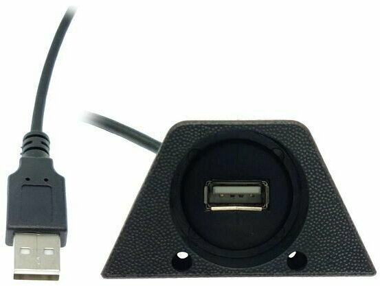 USB кабель для выноса разъема в салон (0,5м, 1*USB2.0) врезной