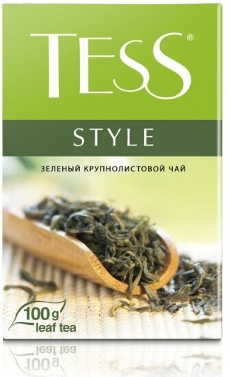 Чай Tess Style зеленый листовой, 100 г