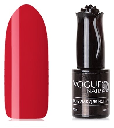 Vogue Nails Гель-лак Красные оттенки, 10 мл, Бурлеск
