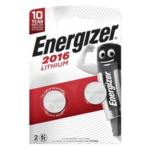 Батарейки ENERGIZER Lithium CR2016 бл/2шт