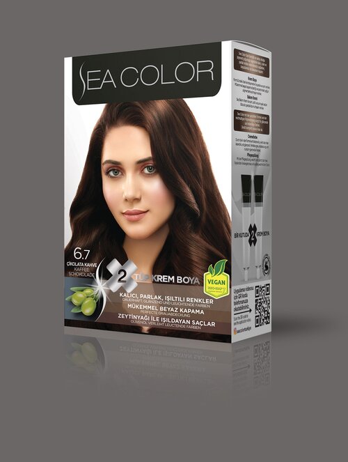 SEA COLOR № 6.7 Шоколадный кофе Краска для волос